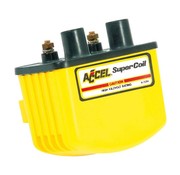 Accel single fire super coil 3 ohm - Yellow/Black/Chrome Fits: > 65-99 B.T.; 65-03 XL