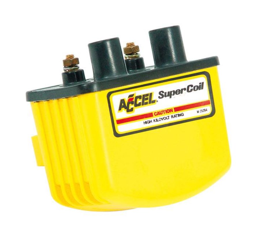 single fire super coil 3 ohm - Yellow/Black/Chrome Fits: > 65-99 B T ; 65-03 XL