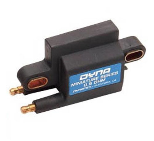 Dynatek Bobina en miniatura Torre doble 12 V 0 5 ohmios Compatible con: > 99-17 Twin Cam