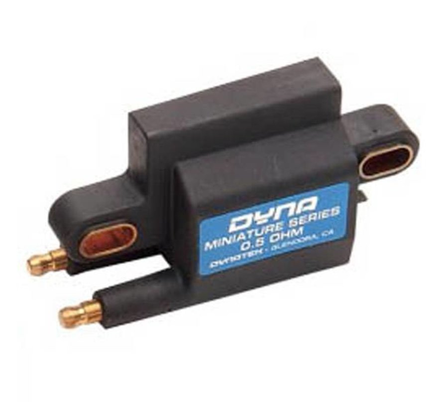 Bobina en miniatura Torre doble 12 V 0 5 ohmios Compatible con: > 99-17 Twin Cam