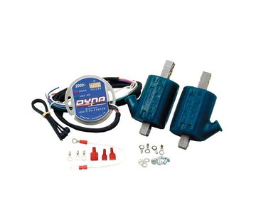Dynatek ignition module & 2 coil kit Fits: > 70-99 Big Twin , 71-03 XL Sportster