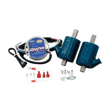 Dynatek ignition module & 2 coil kit Fits: > 70-99 Big Twin , 71-03 XL Sportster