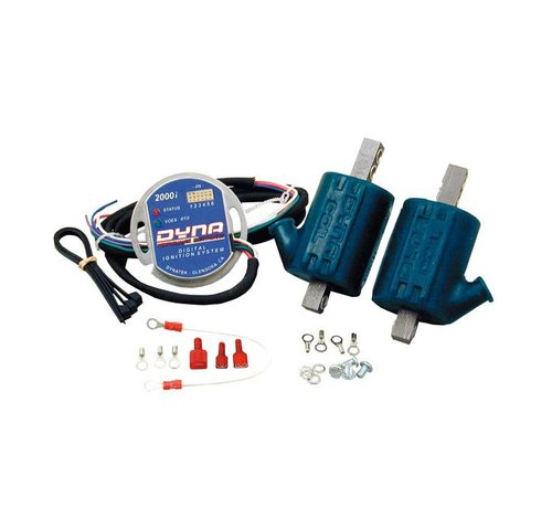Dynatek  ignition module & 2 coil kit Fits: > 70-99 Big Twin 71-03 XL Sportster