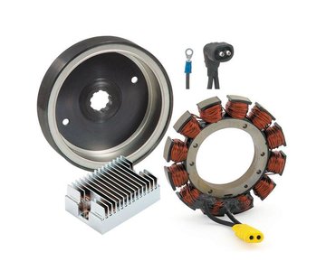 Accel Charging alternator kit chrome; Fits: >70-99 Bigtwin