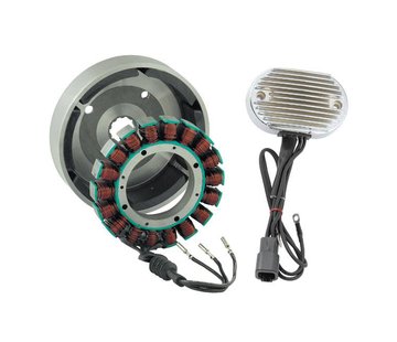 Accel charging alternator kit ; Fits:> 01-06 Softail; 04-05 Dyna