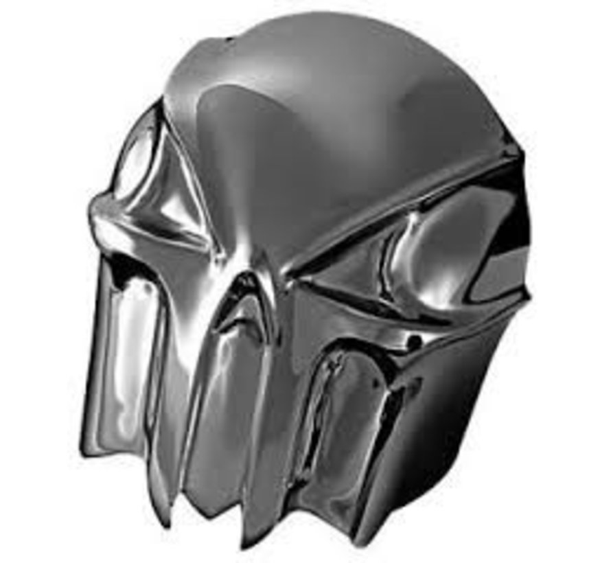 Kuryakyn Skull horn cover Chrome Fits: > 93-20 H-D