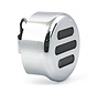 Horn cover 3-SLOT ROUND Chrome or black