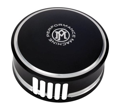Performance Machine Horn cover MERC ASSY - black Chrome or contrast cut