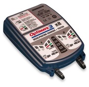 Tecmate CHARGEUR de batterie OPTIMATE 3 -2 BANQUES