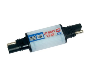 Tecmate AGM-accu OPLADEN WAARSCHUWING 12.5V O122