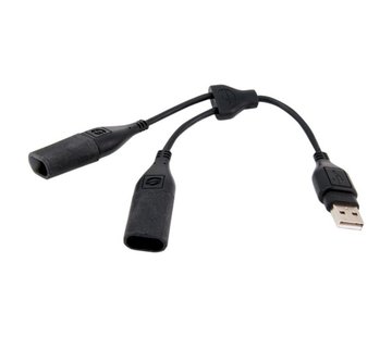 Tecmate Y-SPLITTER USB 2 OUT Ø110