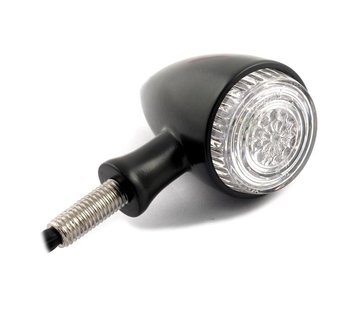 MCS luz trasera LED TURNSIGNAL COMBO SET negro mate o cromo