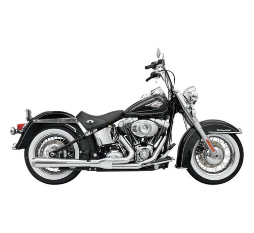 Bassani exhaust Road Rage HS chrome or black Fits: > 1985-2017 Softail