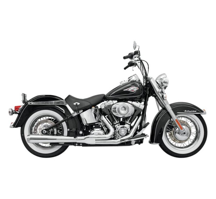 exhaust Road Rage HS chrome or black Fits: > 1985-2017 Softail