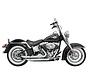 Auspuff Fireflight 86-15 Softail - Chrom / Schwarz