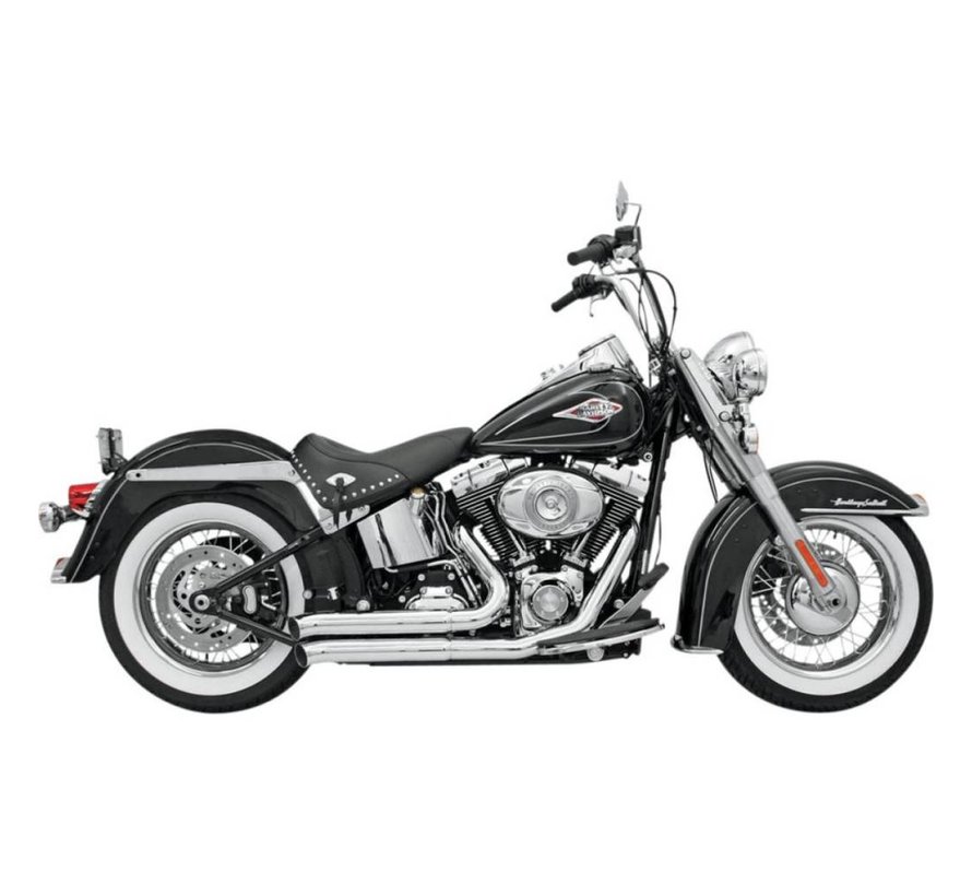 ECHAPPEMENT Firepower Firesweep 86-15 Softail - Chrome / Noir