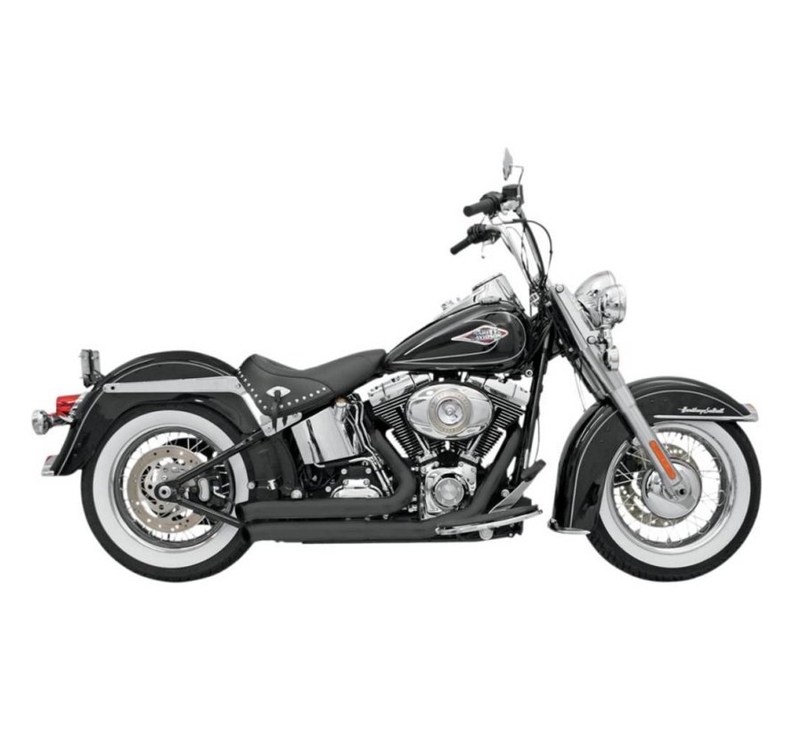 uitlaat Firepower Firesweep 86-15 Softail - Chroom / Zwart