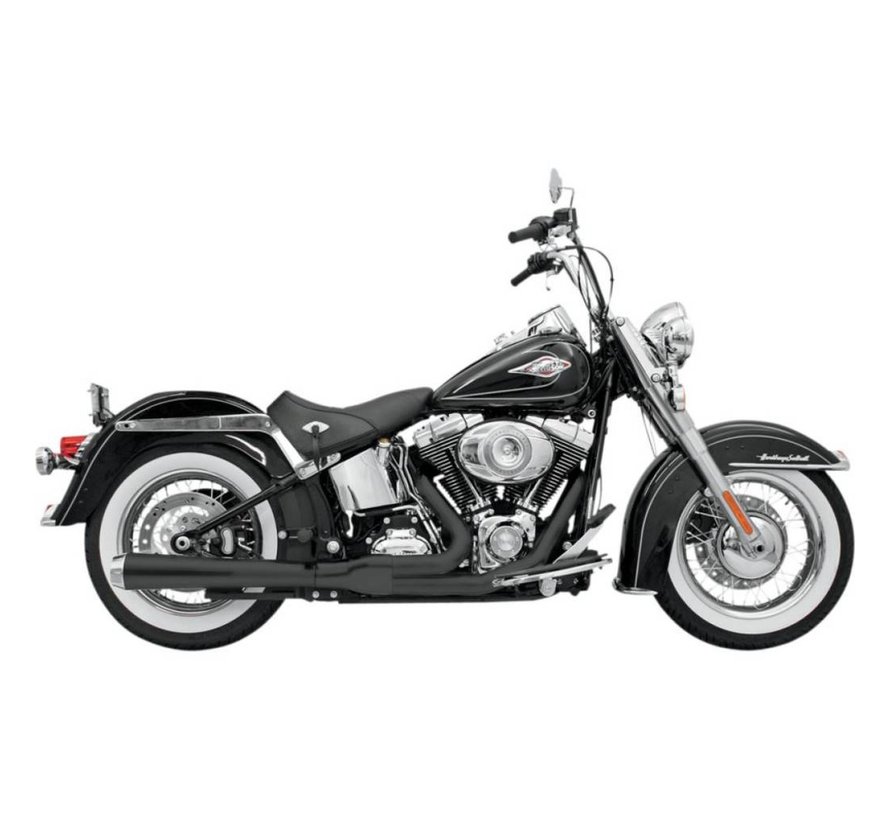 exhaust Road Rage HS chrome or black Fits: > 1985-2017 Softail