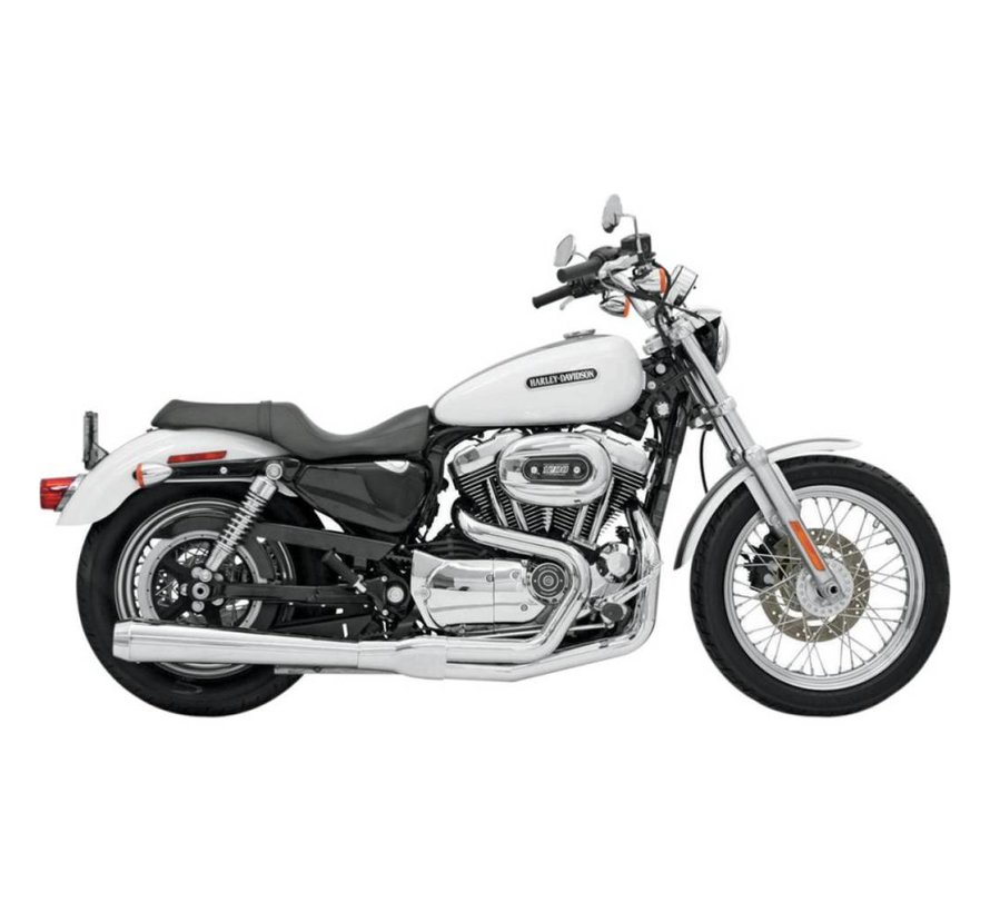 EXHAUST Road Race HS 07-13 XL - Chrome