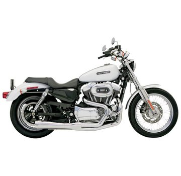 Bassani Auspuff Road Race 2-1 Chrom oder Schwarz Passend für:> 86-03 XL Sportster