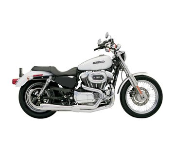 Bassani uitlaat Road Race 2-1 04-13XL Chroom / Zwart