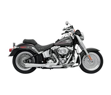 Bassani pot d'échappement RoadRace2-1 SH 86-15 Softail Chrome/Noir