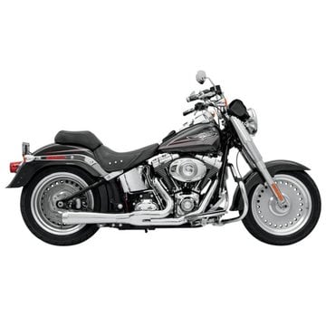 Bassani pot d'échappement RoadRace2-1 SH 86-15 Softail Chrome/Noir