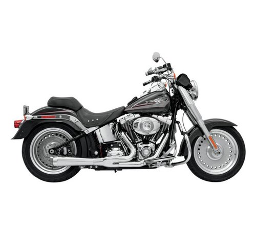 Bassani pot d'échappement RoadRace2-1 SH 86-15 Softail Chrome/Noir