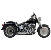 Bassani Échappement Pro-Street, tournez, Chrome / Noir - Softail86-15