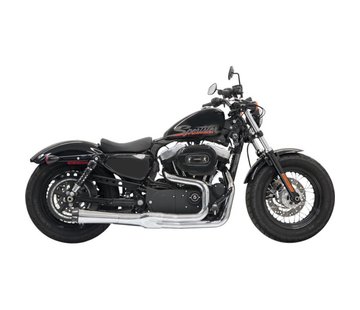 Bassani exhaust Road Rage II Mega Power 2-1 Chrome/Black Sportster XL