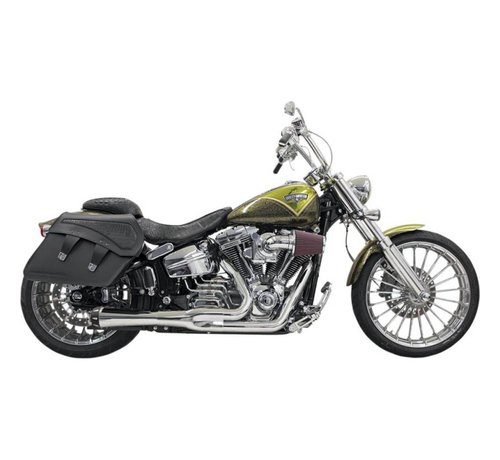 Bassani exhaust Road Rage 2-into-1 system Breakout Chrome/Black