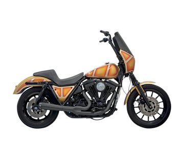 Bassani Auspuff Road Rage 2-1 Schwarz Passend für: > HD FXR Modelle