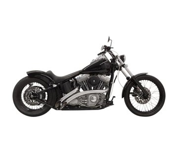 Bassani Échappement Radial Sweepers 86-15 Chrome / Noir - Softail / FLD / Dyna