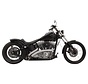 Auspuff-Radial-Kehrmaschinen 86-15 chrom / schwarz - Softail / FLD / Dyna