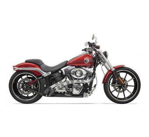 Bassani exhaust Radial Sweepers 86-15 Black/Chrome