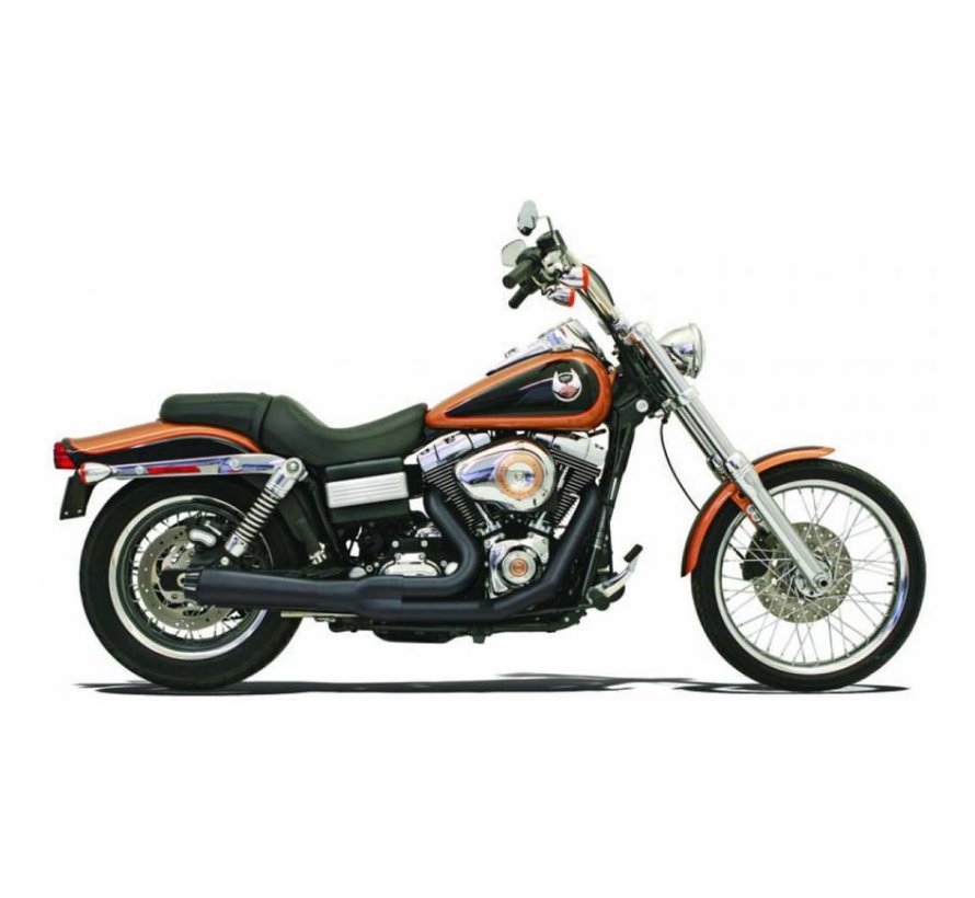 exhaust 2-1 Road Rage HS 91-05FXD Chrome/Black