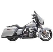 Bassani Échappement DownUnder 09-15FLH 4inch / FLT Chrome / Noir