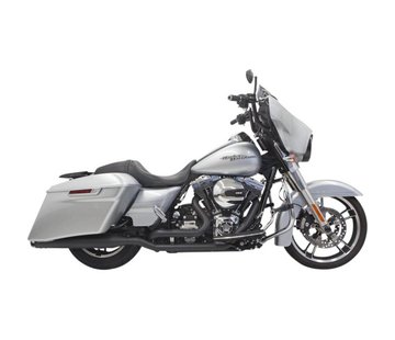 Bassani Échappement DownUnder 09-15FLH 4inch / FLT Chrome / Noir