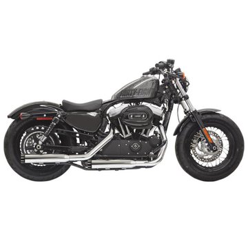 Bassani Silenciador deslizante Serie Firepower de 3 ", corte recto, cromado Se adapta a:> Sportster XL 2014-2021