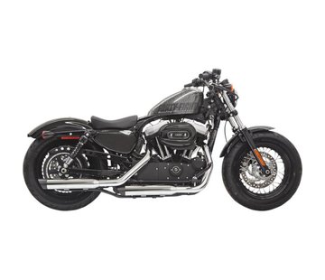 Bassani exhaust Slip-on Muffler Slash-cut 3 inch Firepower Series Chrome 14-16XL