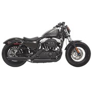 Bassani exhaust Slip-on Muffler Black Slash-cut 3 inch Firepower Series 14-16XL