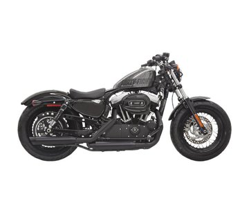 Bassani exhaust Slip-on Muffler Black Slash-cut 3 inch Firepower Series 14-16XL