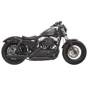 Bassani exhaust Slip-on Muffler Black Slash-cut 3 inch Firepower Series 14-16XL