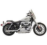 Bassani exhaust Slip-on Muffler Slash-cut 3 inch Firepower Series 04-13XL - Chrome