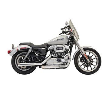 Bassani uitlaat Slip-on uitlaat Slash-cut 3 inch Firepower Series 04-13XL - chroom