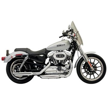 Bassani exhaust Slip-on Muffler Slash-down 3 inch Firepower Series 04-13XL - Chrome