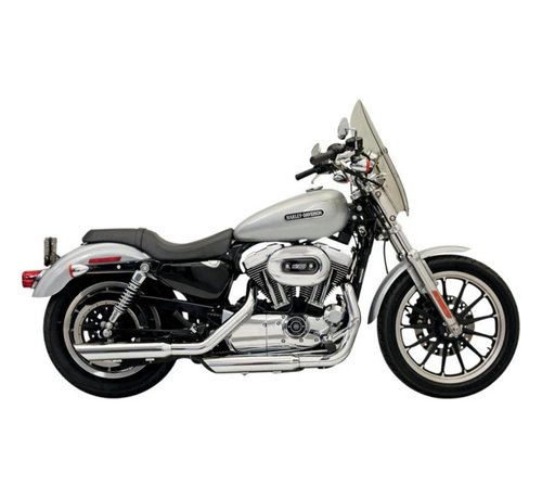 Bassani exhaust Slip-on Muffler Slash-down 3 inch Firepower Series 04-13XL - Chrome