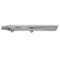exhaust Hutch Special True Dual Slip-On Slash Cut Mufflers Chrome - for 99-17 FXST/​FLST (except with ABS)