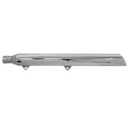 Bassani exhaust True Duals Slip-On Mufflers Slant-cut Chrome - for 99-17 FXST/​FLST (except with ABS)