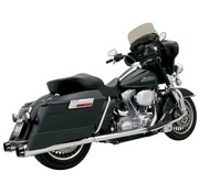 Bassani 4 "Slip-On Mufflers Megaphone 95-15 FLHT - Chrome